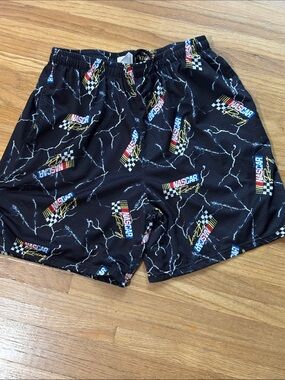 NASCAR Racing Mesh Lined Men's Athletic Shorts
